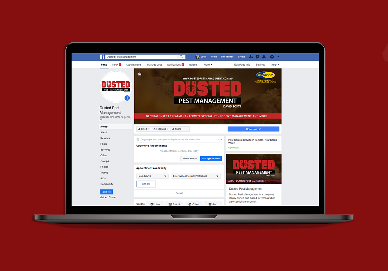 Dusted Pest Management Social Media 2